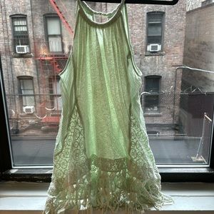 Free People light green flowy tank